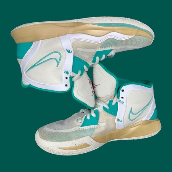 Nike Sue Bird X Kyrie Infinity EP Golden Tribute Turquoise Flight Club Size 5 - Picture 9 of 11
